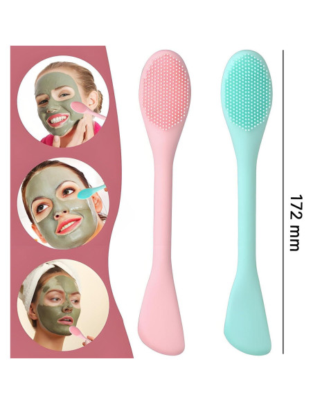 Cepillo Facial de Silicona 2 en 1 Huizhou - Exfoliación y Masaje