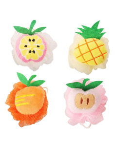 Esponjas de Baño para Niños Rocutus - Juego de 4 Piezas