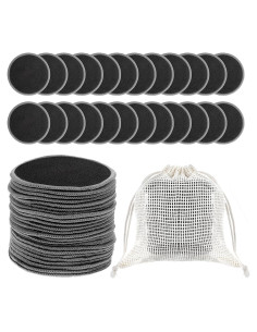 Almohadillas Reutilizables para Desmaquillar JIEYAO 24 Pcs 8cm