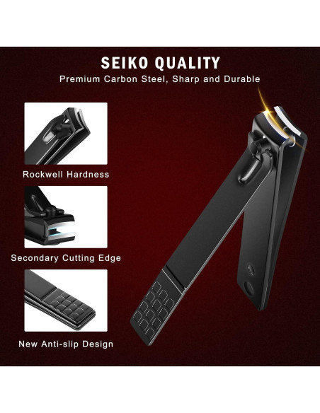 Set de Manicura 8 Piezas ONLYWEE con Estuche de Viaje