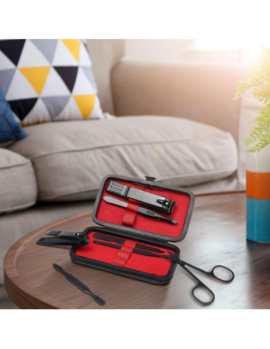 Set de Manicura 8 Piezas ONLYWEE con Estuche de Viaje