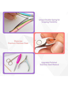 Kit de Manicura y Pedicura Utopia Care Cortador de Cutículas 2