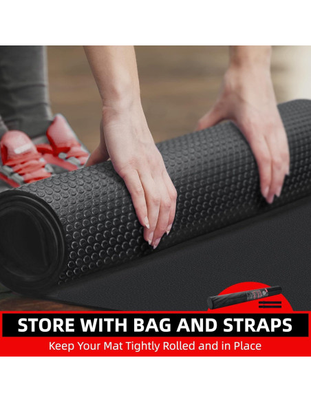 Alfombrilla de Ejercicio Grande GymCope 3.66m x 1.83m 7mm