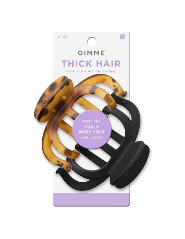 Clips de Garra Gimme Beauty para Cabello Grueso - Antideslizantes