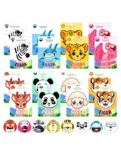 16 Máscaras Faciales de Animales Dansib - Cuidado de la Piel