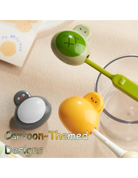 Juego de 3 Cubiertas de Cepillo de Dientes SAMIQU - Diseño Animales
