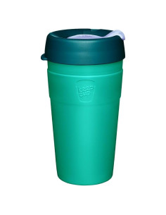 Taza de Café Reutilizable KeepCup 16oz Acero Inoxidable Aislado