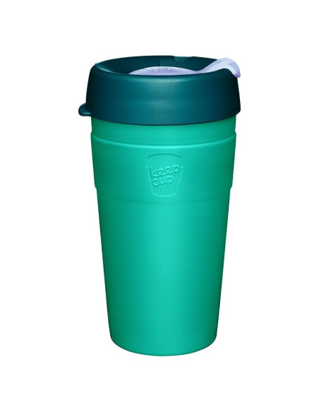 Taza de Café Reutilizable KeepCup 16oz Acero Inoxidable Aislado