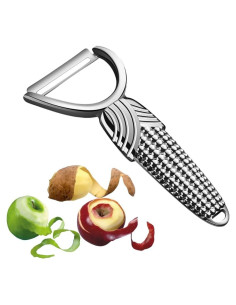 Pelador de Verduras Huakai Giratorio Acero Inoxidable Antideslizante