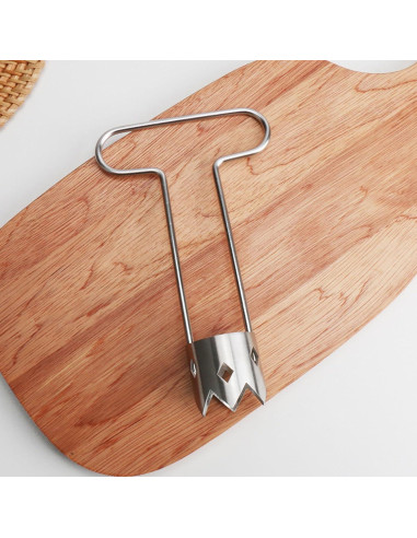 Juego de 2 Corers de Frutas Serrados ZPRODESTD - Acero Inoxidable