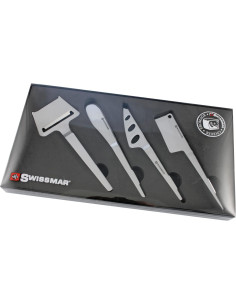Juego de cuchillos para queso Swissmar 4 piezas acero inoxidable 2