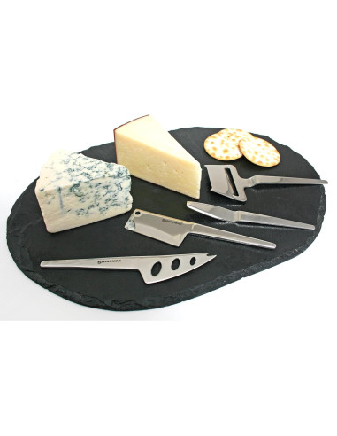 Juego de cuchillos para queso Swissmar 4 piezas acero inoxidable