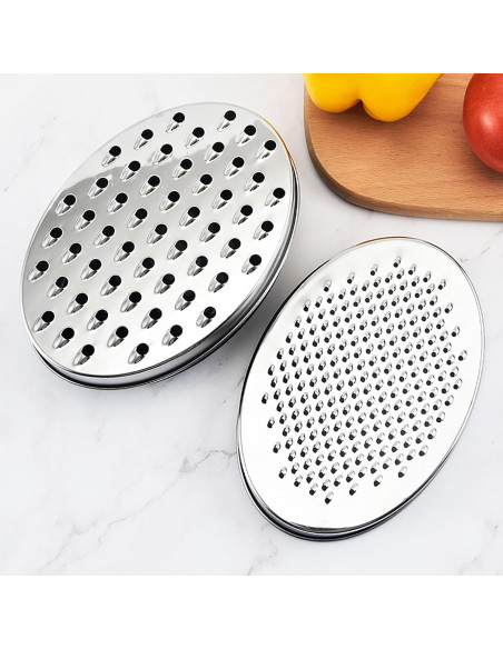 Rallador de Queso Kunovo Acero Inoxidable con Contenedor 198g