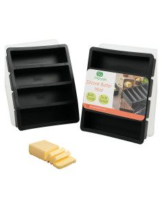 Molde de Mantequilla Silicona Antiadherente Siligruppo 2 Pcs