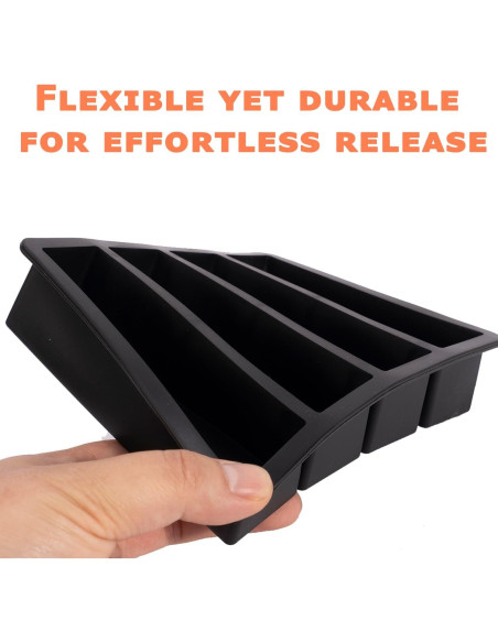 Molde de Mantequilla Silicona Antiadherente Siligruppo 2 Pcs