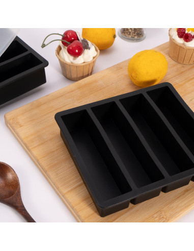 Molde de Mantequilla Silicona Antiadherente Siligruppo 2 Pcs