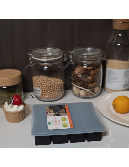 Molde de Mantequilla Silicona Antiadherente Siligruppo 2 Pcs