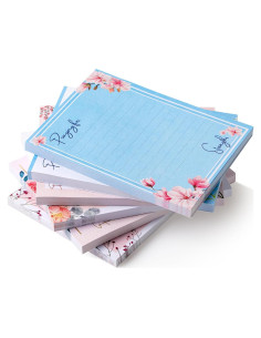 Notas Adhesivas Florales Mr. Pen 3x4" (7.62x10.16cm) 6 Blocs