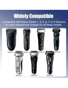 Cargador USB 12V para Afeitadoras Braun Series 1 a 9 2