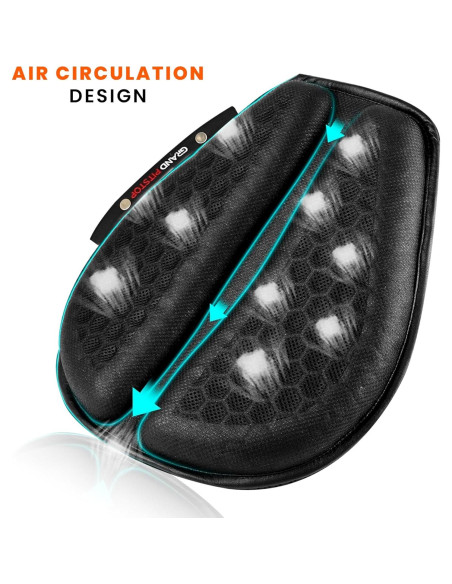 Cojín de Asiento de Gel Plegable Grand Pitstop 36.99x15cm