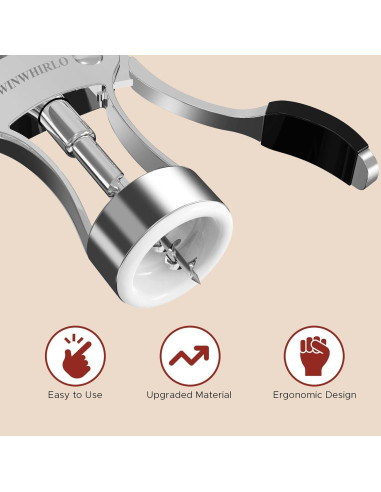 Juego de Sacacorchos 4 en 1 WINWHIRLO con Tapón y Vertedor