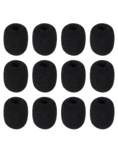 Paquete de 12 Cubiertas de Espuma para Micrófono - Alta Densidad