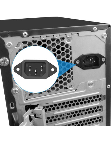 Adaptador de enchufe C14 250V 10A Yingtuyou - 10 PCS