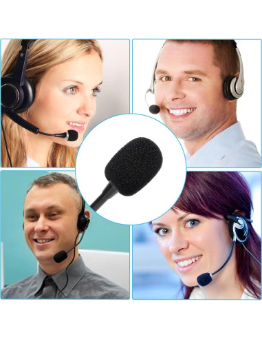 Paquete de 12 Cubiertas de Espuma para Micrófono - Alta Densidad