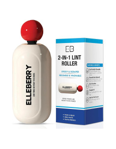 Rodillo de Pelusa Reutilizable ELLEBERRY - Lavable y Ecológico