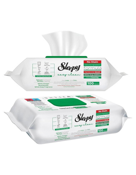 Toallitas de Limpieza Multiusos Sleepy - 100 Unidades