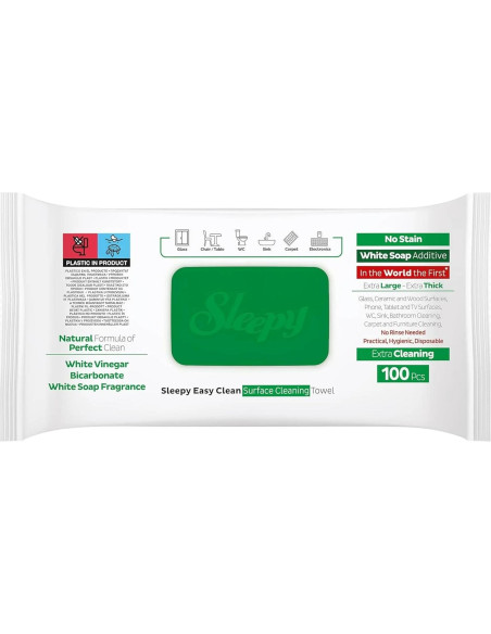 Toallitas de Limpieza Multiusos Sleepy - 100 Unidades