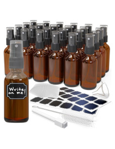 Botellas de Spray de Vidrio Ámbar Nevlers 60 mL - Paquete de 24