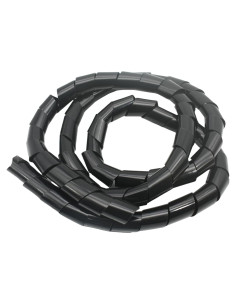 Manga Enrollada Espiral MyyYiTar 1" x 1.68m para Cables - Negro