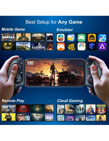 Controlador Bluetooth Megadream para iPhone/Android - Juegos en la Nube