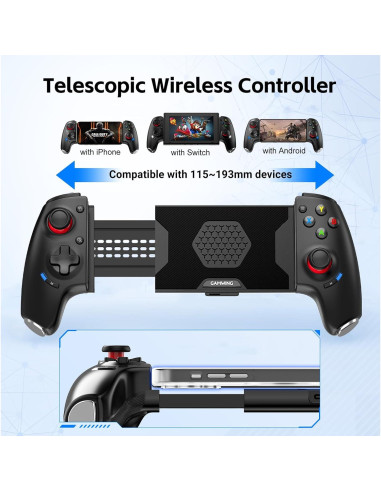 Controlador Bluetooth Megadream para iPhone/Android - Juegos en la Nube