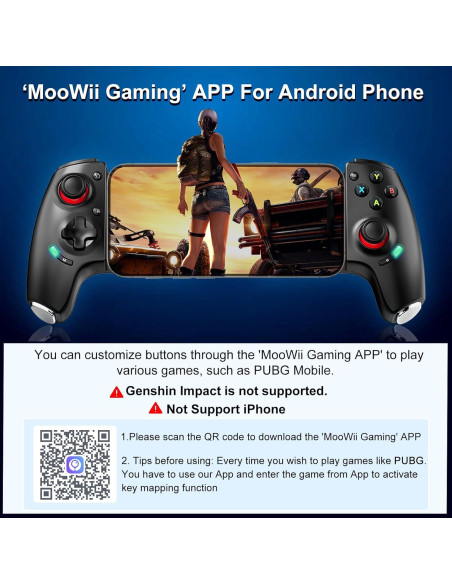 Controlador Bluetooth Megadream para iPhone/Android - Juegos en la Nube