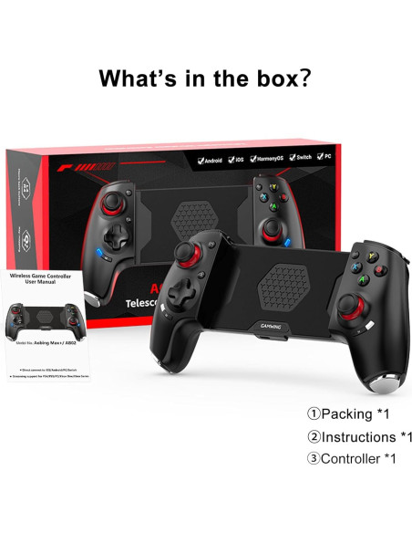 Controlador Bluetooth Megadream para iPhone/Android - Juegos en la Nube