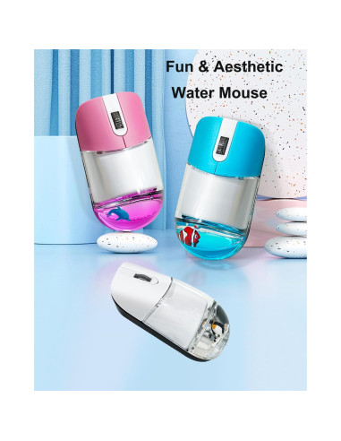 Ratón Inalámbrico Ergonómico SHARE SUNSHINE Blanco Aqua