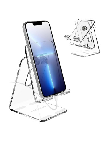Soporte de Acrílico MoKo Ajustable para Tabletas y Teléfonos