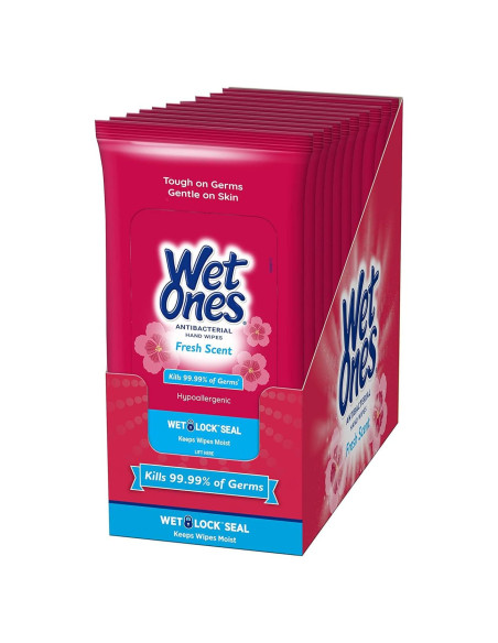 Toallitas Antibacteriales Wet Ones Aroma Fresco 200 Unidades