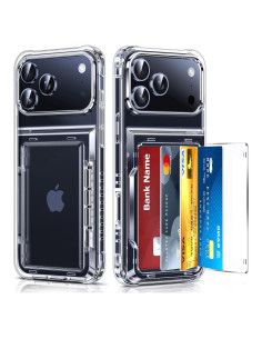 Funda Transparente LeYi para iPhone 17 Pro Max con Soporte