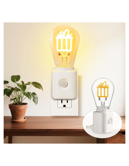 Luz Nocturna Vintage con Sensor de Movimiento Yaoten 2200K