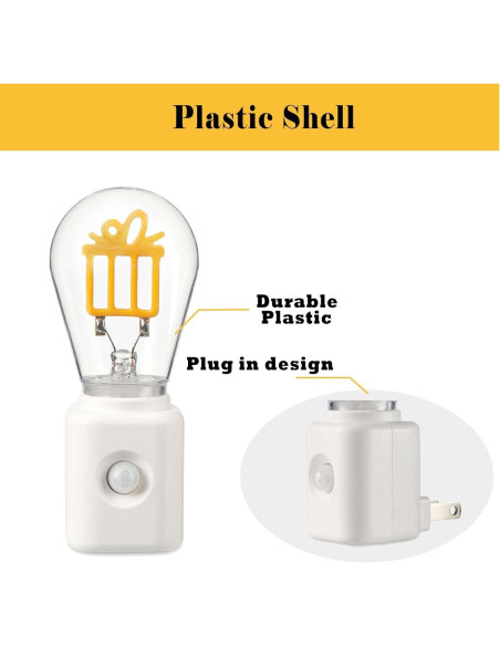 Luz Nocturna Vintage con Sensor de Movimiento Yaoten 2200K