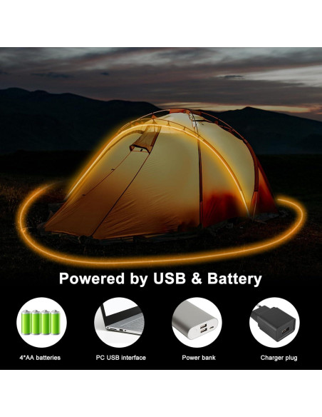 Tira de luces LED COB LumBelle 2m 640 LEDs regulable blanca cálida