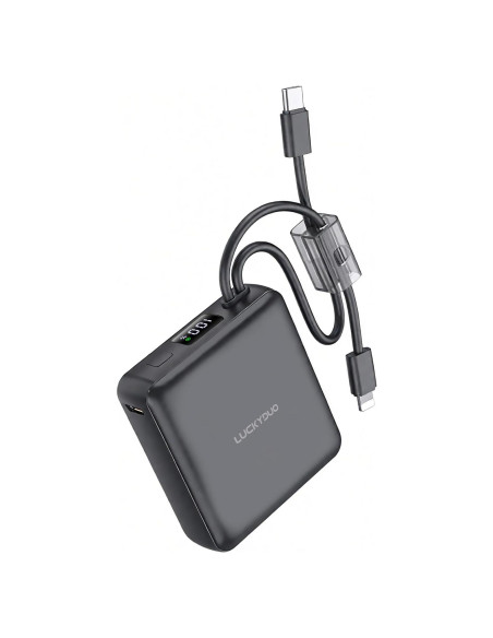 Cargador Portátil LUCKYDUO 10000mAh Carga Rápida 22.5W