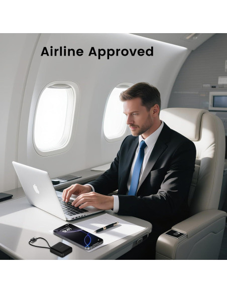 Cargador Portátil LUCKYDUO 10000mAh Carga Rápida 22.5W