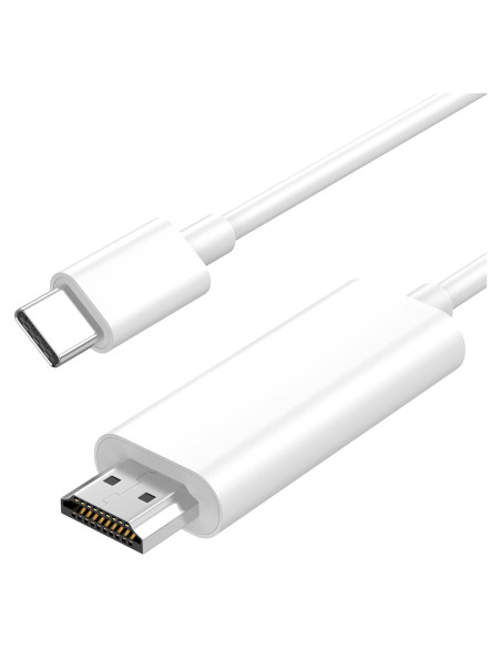 Adaptador USB C a HDMI 4K para iPhone 17 16 15 - 1.8m
