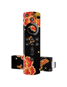Piel de Fibra de Carbono MightySkins para Fire TV Stick 4K - Sueño Floral