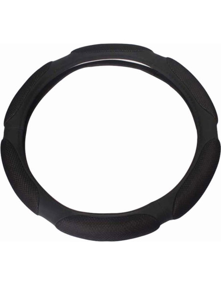 Cubierta de Volante Jonscart Negra Universal 38 cm Transpirable