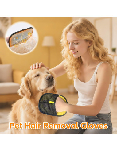 Guante Removedor de Pelo Electroestático Genérico para Mascotas